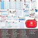 Mini First Aid Kit - 120 Piece Waterproof Medical Kit for Car Home Travel & Outdoor - Emergency Supplies (Red - Buy Online on GoSupps.com