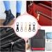 10-Piece Removable Zipper Tabs & Slider Set for Repairing Zippers on Luggage Jackets & Backpacks - 5 Colors Available - Buy Online on GoSupps.com