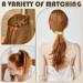 16-Piece Ponytail Hair Cuff Set for Women & Girls - Decorative French Hair Holders and Accessories - Buy Online on GoSupps.com