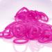 Adapter for pacifier & chain | Silicone O-ring | purple-transparent | 5 pieces