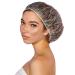 Colortrak Professional Bouffant Processing Caps  Single Use  Contain Hair During Perms  Conditioners  Relaxers  and Coloring  21 Inch Diameter  Clear Plastic  Usable as Shower Cap  100 Per Pack 100 Count (Pack of 1)