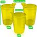3x Beak Cup Set with Lids - 250ml Yellow Drinking Cups for Seniors & Babies - 2 Openings (12x10mm & 4x4mm) - Buy Online on GoSupps.com