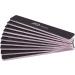 PANA Jumbo Double-Sided Emery Nail File - Black (Grit 100/100) - 50 Pack for Manicure Pedicure on Natural and Acrylic Nails - Buy Online on GoSupps.com