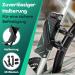 Buy M-LOCK Folding Bicycle Lock 115cm - High Security Rustproof Lightweight & Theft-Proof - Includes Bracket & Accessories - Buy Online on GoSupps.com