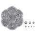 Fashion Half Beads Nail Art Decorations In Various Show Your Charm For Women And Girls Nail Art Accessories Silver