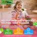 Organic Toddler Multivitamin Gummies + Omega-3 (DHA/EPA) Postbiotics | kids 2+ multivitamin | Vitamins A C D3 Methyl B12 Folate Zinc for Immune Digestive Brain Healthy Growth Sugar-Free 60Cts - Buy Online on GoSupps.com