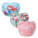 Codkkre swimming diaper baby reusable swimming diaper adjustable young girls 3 pieces of swimming trousers from 0 to 3 years (flamingo+flower+mermaid)