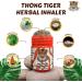 Thong Tiger Herbal Inhaler Thai Nasal Inhaler with Menthol Peppermint Oil & Herbal Blend for Sinus Relief Clear Breathing & Aromatherapy Pocket-Sized Natural Remed (1) - Buy Online on GoSupps.com
