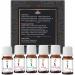 Madame Moselle Essential Oils Gift Set - 10ml Pack of 6 for Aromatherapy Candle Making Soap Making & Bath Bombs | International Shipping - Buy Online on GoSupps.com