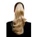 WIG ME UP - T400-24 Hairpiece PONYTAIL VOLUMINOUS wavy BLOND (shade 24) 40cm