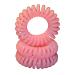Miya 3 Set High-quality hair tie in light pink elastic telephone cable mini plastic spiral telephone haired rubber hair accessories bracelet