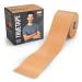 Truetape Basic - Kinesiotape |5m x 5cm roll |Waterproof & elastic kinesiology tape for everyday life |Skin -friendly i beige 500 x 5 cm (1 piece) beige