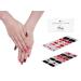 DANNI & TONI 28 Stickers Semi Cured Nail Wraps Soft Self-Adhesive Gel Nail Stickers Salon-Quality Gel Nail Polish Strips Manicure Stickers Set (Crime Scene)