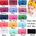 JOYOYO 16 Colors Soft Wide Turban Baby Headbands with 4.5 Hair Bow - Hair Accessories for Girls, Infants, Newborns, Toddlers, Kids - Buy Online on GoSupps.com