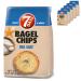 7Days Bagel Chips, Sea Salt, Gourmet Crackers, Non-GMO Baked Snack, (3.17oz, Pack of 5) Salted 3.17 Ounce (Pack of 5)
