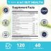 4-in-1 Gut Health Supplement with Probiotics Prebiotics Postbiotics & Digestive Enzymes for Women & Men 60 Billion CFU Probiotics for Gut and Digestion Strong Immunity Skin (120 Capsules) 120 Count (Pack of 1) - Buy Online on GoSupps.com