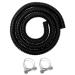 40mm Flexible Corrugated Pond Pipe x 2m with 2 x Matching Hose Clips