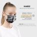 HARD 100pcs Disposable Face Masks Made in Germany | Small Size 14.5cm x 9.5cm | Roses Design | CE Certified Type IIR | 99.78% Filtration | Breathable Triple Layer - Buy Online on GoSupps.com