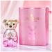 Crystal Bear Eau De Parfum Spray Natural Fragrance Parfum with Gift Box Package Lasting and Charming Personal Perfume for Women and Men 75ML 2.53 Fl Oz (Pack of 1) Crystal Pink