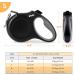 Fida Retractable Dog Leash 16ft Heavy Duty for X-Small to Large Dogs up to 110 lbs - Tangle Free, One-Hand Brake - Small Black - Buy Online on GoSupps.com