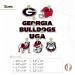 University of Georgia Bulldogs Sticker - UGA Dawgs Vinyl Decal for Laptop, Water Bottle, Car - Scrapbook Sticker - Buy Online on GoSupps.com