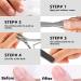Cuticle Cutter Set (Silver with Pusher) - Buy Online on GoSupps.com