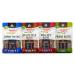 4 Packs x 400g Rice Variety Pack Includes Jasmine Thai Rice Trio Wild Rice Blend Prairie Blend and Ancient Field Blend Non Gluten Non-Gmo Kosher and Vegan - Floating Leaf