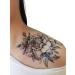 DaLin Temporary Tattoos - Flowers Collection (Black Rose) - 4 Sheets - Buy Online on GoSupps.com