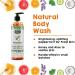 Buy Beessential Natural Body Wash - Peppermint Sulfate-Free Shower Gel with Essential Oils for Men & Women | 16 oz - International Shipping Available - Buy Online on GoSupps.com