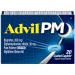 Advil PM Pain Reliever And Nighttime Sleep Aid Pain Medicine With Ibuprofen For Pain Relief And Diphenhydramine Citrate For A Sleep Aid - 20 Coated Caplets