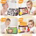 Oukzon Baby Toys 0-6 Months Tummy Time Mirror Infant Newborn Toys with Montessori Sensory Crinkle Black & White Book and Teethers 0-3-6-12 Months Boys Girls Baby Gift - Buy Online on GoSupps.com