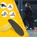 Plantar Fasciitis Sports Insoles for Men & Women - Arch Support Inserts for Flat Feet - Shock Absorbing Comfort - Cut-to-Fit Design - Size Men US 8-11 - Buy Online on GoSupps.com