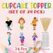 Seyal Johny Brvo cupcake topper Seyal Johny Brvo Cupcake Topper - Buy Online on GoSupps.com