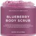 Brooklyn Botany Blueberry Body Scrub - Moisturizing and Exfoliating Body, Face, Hand, Foot Scrub - Fights Stretch Marks, Fine Lines, Wrinkles - Great Gifts for Women & Men - 10.5 oz