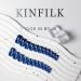 Royal Blue Chrome Square Press-On Nails - Metallic False Acrylic Nails for Women | KQueenest Short & Medium Length Glossy Stick-ons - Buy Online on GoSupps.com