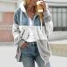 Hanxiulin Oversized Plush Jacket for Women - Warm Windproof Lightweight Fleece Coat - Premium Gray Outdoor Outerwear - Buy Online on GoSupps.com