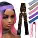 HIGHSHION 4pcs Edges band for making wig  Glitter Elastic Lace Melting Bands Wig Band Wrap to Lay Edges Edge Laying Band for Sewing(Leopard print 4pcs)