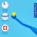 Curaprox CS 708 Implant Toothbrush - 7 Tuft Fine Curen Bristles for Braces Prostheses & Implants - Blue & Yellow - Buy Online on GoSupps.com