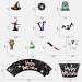 164PCS Halloween Cupcake Toppers Wrappers - Spider Web Pumpkin Zombie Hand Cake Party Decorations Supplies - Buy Online on GoSupps.com