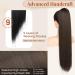 Flufymooz 66cm Dark Chocolate Brown Ponytail Extension - Curly Horse Tail Synthetic Hair for Women - Buy Online on GoSupps.com