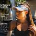 SAAKA Women's Sport Visor | Soft, Stretchy, Lightweight & Adjustable | Ideal for Running, Tennis, Golf | Graphite - Buy Online on GoSupps.com