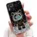 Tivenfezk Nadoli for Xiaomi Redmi 10c Treibsand B r astronaut Hidden Stand Shell caricature glitter astronaut stand soft silicone bling cell phone case.