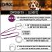 DDOXX Reflective Nylon Dog Leash - 2m 3-Way Adjustable for All Dog Sizes - XS Purple (1.0 x 200 cm) - International Shipping Available - Buy Online on GoSupps.com