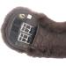 Merauno Lamb Wool Moon Belt Saddle Belt - Anatomically Designed Dressage Belt - Slip Resistant - Available in Natural Black Brown Anthracite | 70cm - Buy Online on GoSupps.com