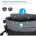 Brifit Dog Treat Training Pouch with Magnetic Closure - Grey, Double Pocket, Padded Straps, Poop Bag Dispenser - Buy Online on GoSupps.com