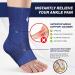 NEENCA Ankle Brace for Sprained Ankle | Compression Sleeve & Stabilizer for Pain Relief | Removable Strap for Plantar Fasciitis & Achilles Tendonitis | Suitable for Men & Women - Size Large Right - Buy Online on GoSupps.com
