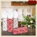 HUNKEN Christmas Round Car Tissue Holder - Festive Bulk Facial Tissues Holiday Decor for Cup Holders - Set of 4 Decorative Cylinders (Snowflakes Ho Ho Ho Candy Cane Stripes Holiday Icons) 4 Pcs - Buy Online on GoSupps.com