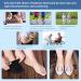 DYKOOK Soft Silicone Gel Heel Protectors - 1 Pair | Plantar Fasciitis Inserts | Heel Pain Relief | Multicolor - Buy Online on GoSupps.com
