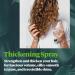 Thicken Instant Thickening and Volumizing Spray with UV protection for hair Plant Based with Walnut Extract and Essential Amino Acids for a Natural Hold and Texture 6.8 Fl Oz - Buy Online on GoSupps.com