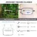 Compact Folding Reading Glasses - 2 Pair Set (Black & Red) with Cases - Unisex 2.50x Readers for Comfortable Reading - Buy Online on GoSupps.com